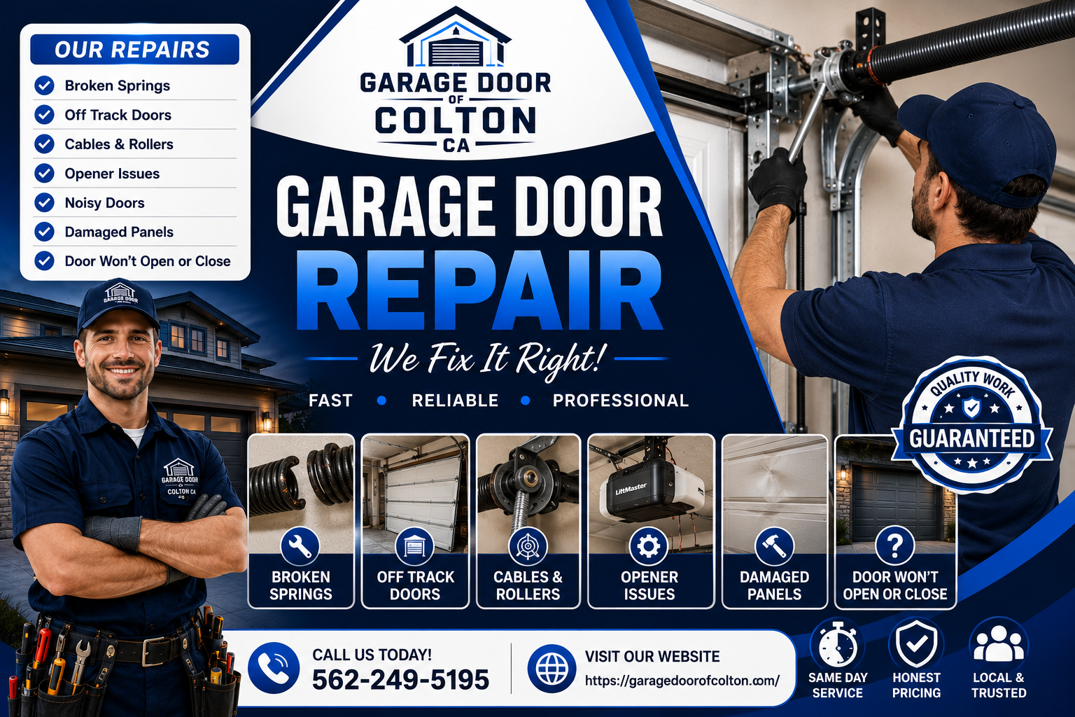 Garage Door of Colton CA